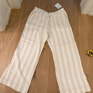 Bella Dahl stripe lounge pants sz Large